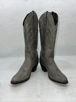 New Women’s Grey Kenny Roger’s Cowboy Boots 40402 6.5 6 1/2 M. 19-137