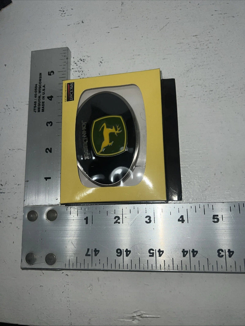 New Women’s John Deere Black Oval Belt Buckle. JDM602 A-120