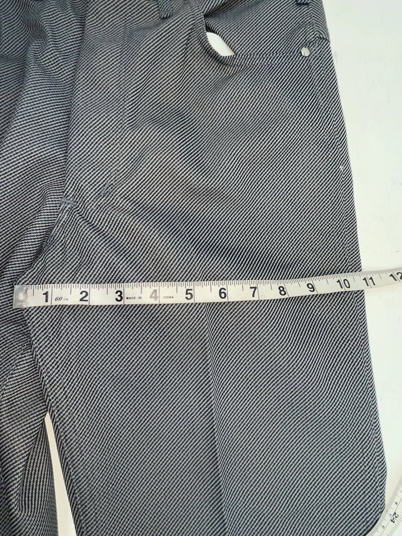 New Vintage Black Speckled Polyester Pants #2624 3A-60