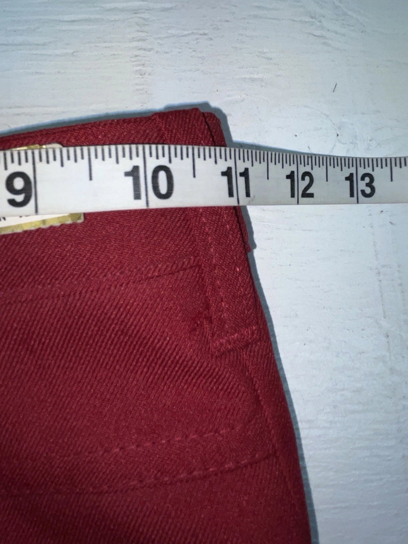 New Vintage Red Dickson Jenkins Polyester Pants #9928 3A-111