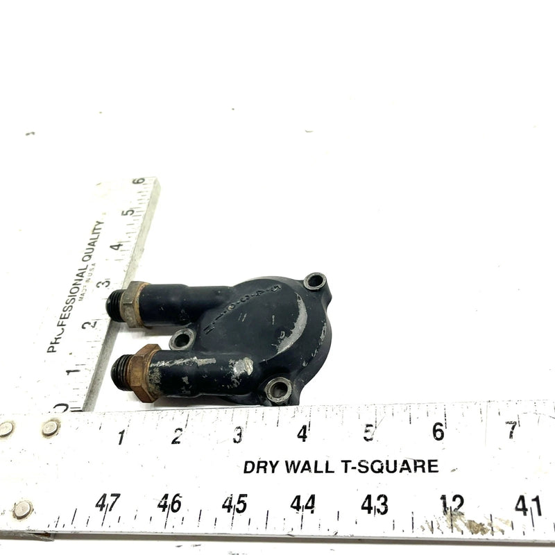 1990 Yamaha Moto 4 OEM Oil Filter Cover With Adapters 1YW-13447-00-00 AY51