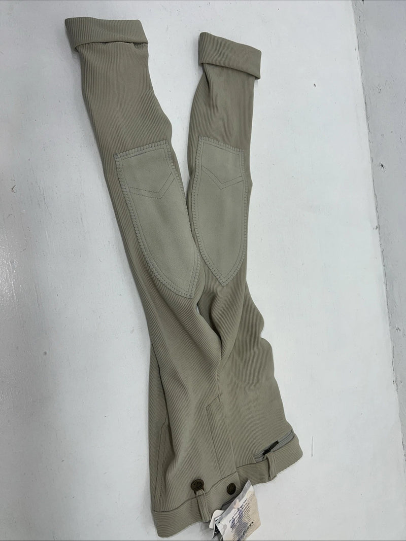 New Children’s Sport Riders Tan Classic Knee Patch English Breeches. 6 C-42