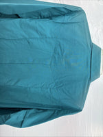 New Men’s ELY Cattleman Teal Western Long Sleeve Pearl Snap 16.5 X 35 Large T-59