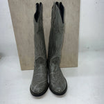 New Women’s Gray Texas Brand Cowboy Boots. L29 5.5 5 1/2 M. 20-17