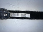 New Black Genuine Leather Nocona Silver Bling L Belt #N3424601 JJ-78