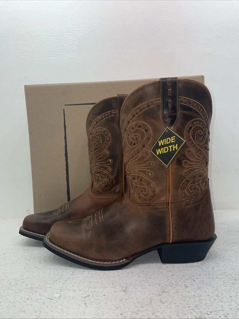 New Men’s Brown Smoky Mountain Cowboy Boots. 6063 9 W. 3-77