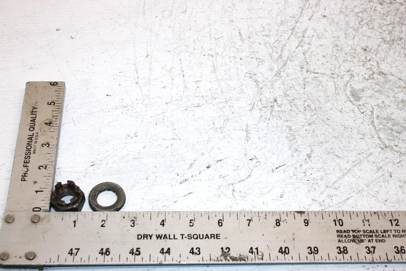 1998 Kawasaki Bayou 300 Oem Right Axle Nut And Washer 42045-018 AK17