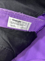 New Women’s Purple Wrangler Silverlake Relaxed Fit Denim Jeans. 13/14x32 P-5