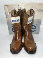New Children’s Brown Acme Cowboy Boots. 03124 10 D. 24-30