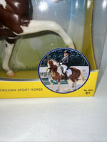 New In Box Bryer Paint Friesian Sport Horse Adiah HP. #1830 R-1