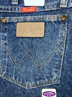 New Men’s Cowboy Cut Wrangler Classic Fit Long Rise Denim Jeans. 17/18x34 K-11