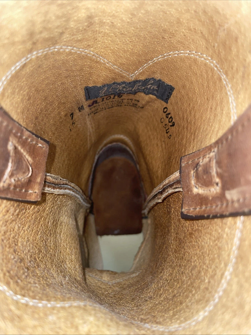 New Women’s Brown J Chisholm Cowboy Boots. L 1014 7 M. 18-84