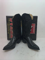 New Men’s Black Texas Brand Cowboy Boots. 4000 10 M. 7-59