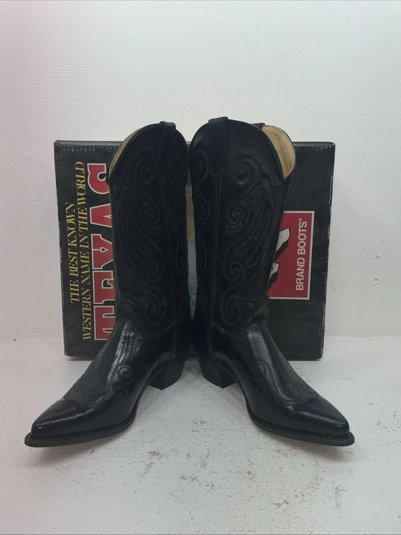New Men’s Black Texas Brand Cowboy Boots. 4000 10 M. 7-59