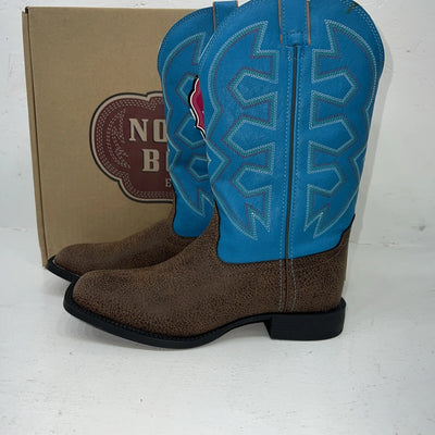 New Women’s Blue Nocona Cowboy Boots. NK5050 5.5 5 1/2 D. 20-26