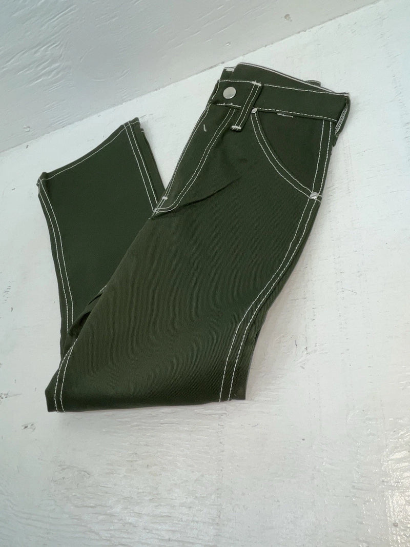 New Vintage Green Stephen’s Polyester Pants #162900 VV-14