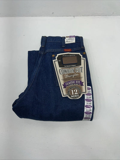 New Men’s Cowboy Cut Classic Fit Wrangler Denim Jeans. 13/14x34 G-13