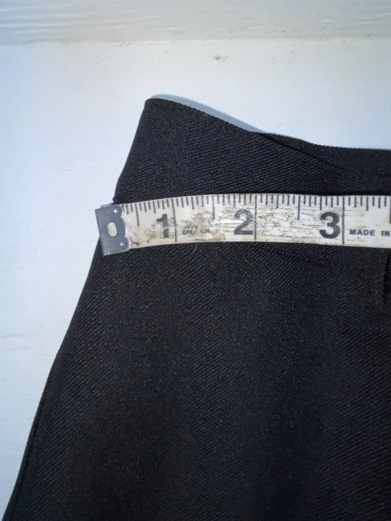 New Vintage Black Polyester Pants OO-36