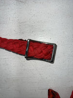 New Tough 1 Red Nylon Braided Reins #54-921 Y-18