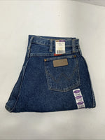 New Men’s Cowboy Cut Wrangler Classic Fit Long Rise Denim Jeans. 17/18x34 K-11