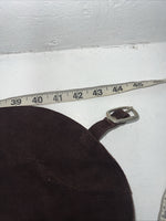 NOS Brown Show Chaps With Fringe Large Adjustable Waist 45” I-62