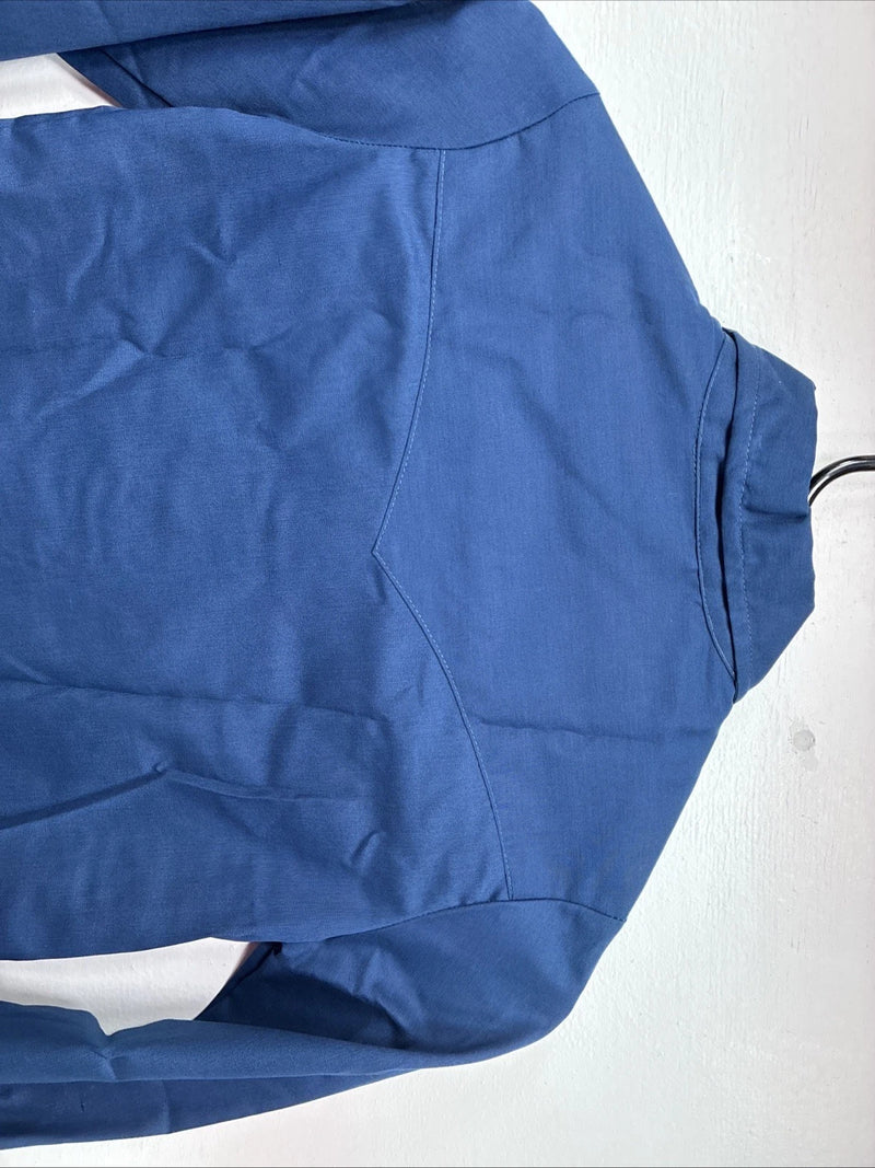 New Kids Fenton Navy Blue Long Sleeve Button Up Size 8 DD-132
