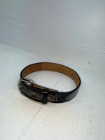 New Gray Genuine Leather Nocona Tooled 18” Belt #A261 NN-79
