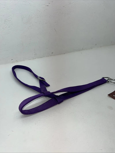 New Tough 1 Purple Nylon Web Noseband Nickle Plated Hardware #53-9043 3C-1