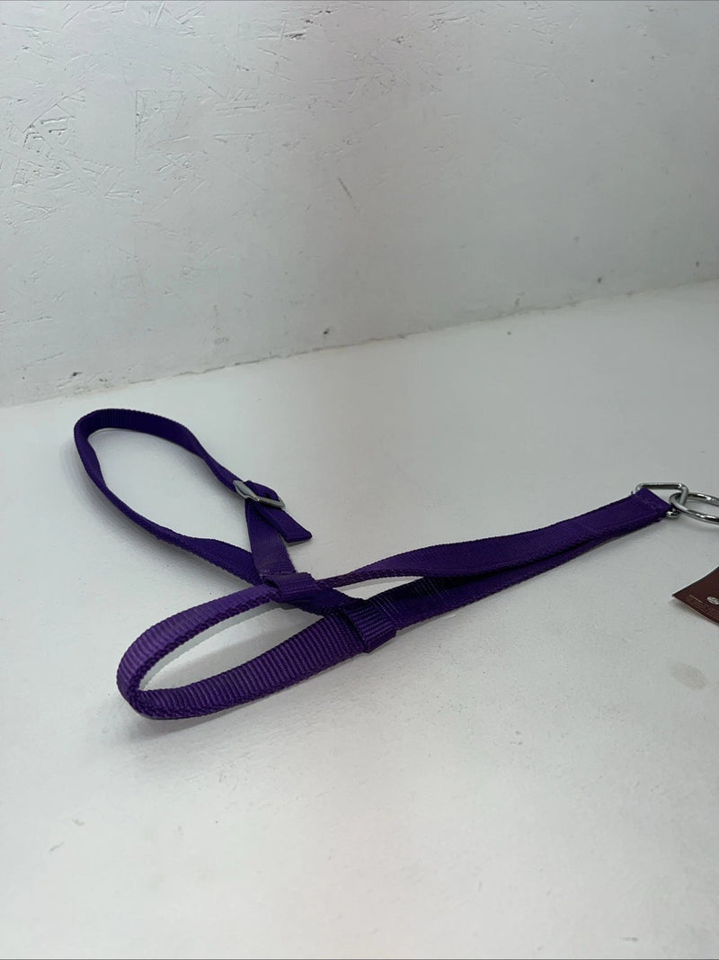 New Tough 1 Purple Nylon Web Noseband Nickle Plated Hardware #53-9043 3C-1