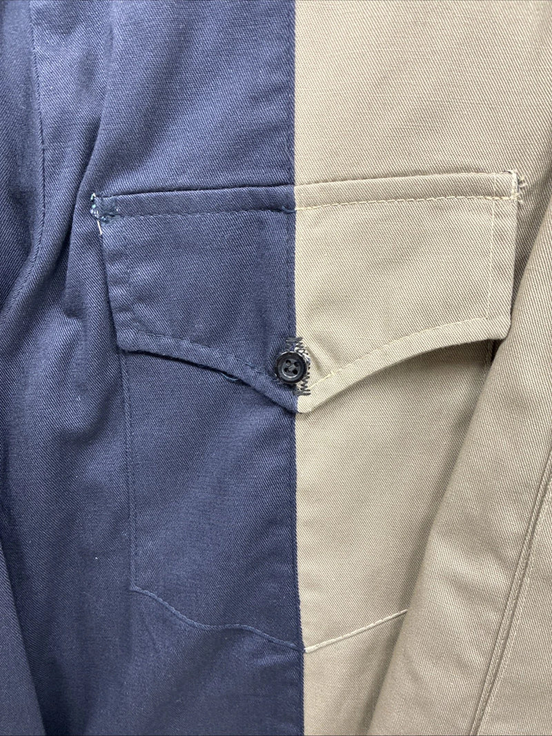 New Men’s Cowboy Thread Multiple Color Button Up Long Sleeve Shirt Medium K-22