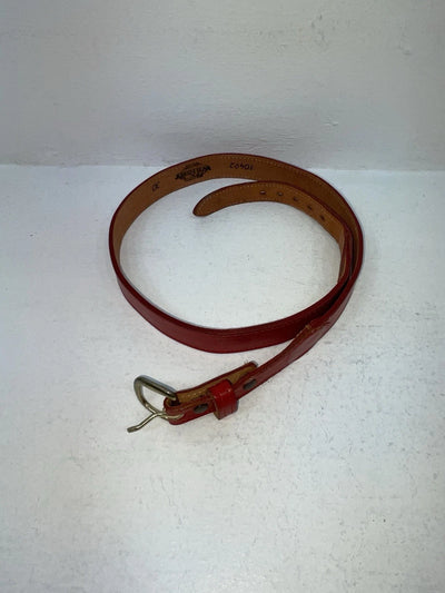 New Red Genuine Leather Wright 30” Belt #10492 Z-86