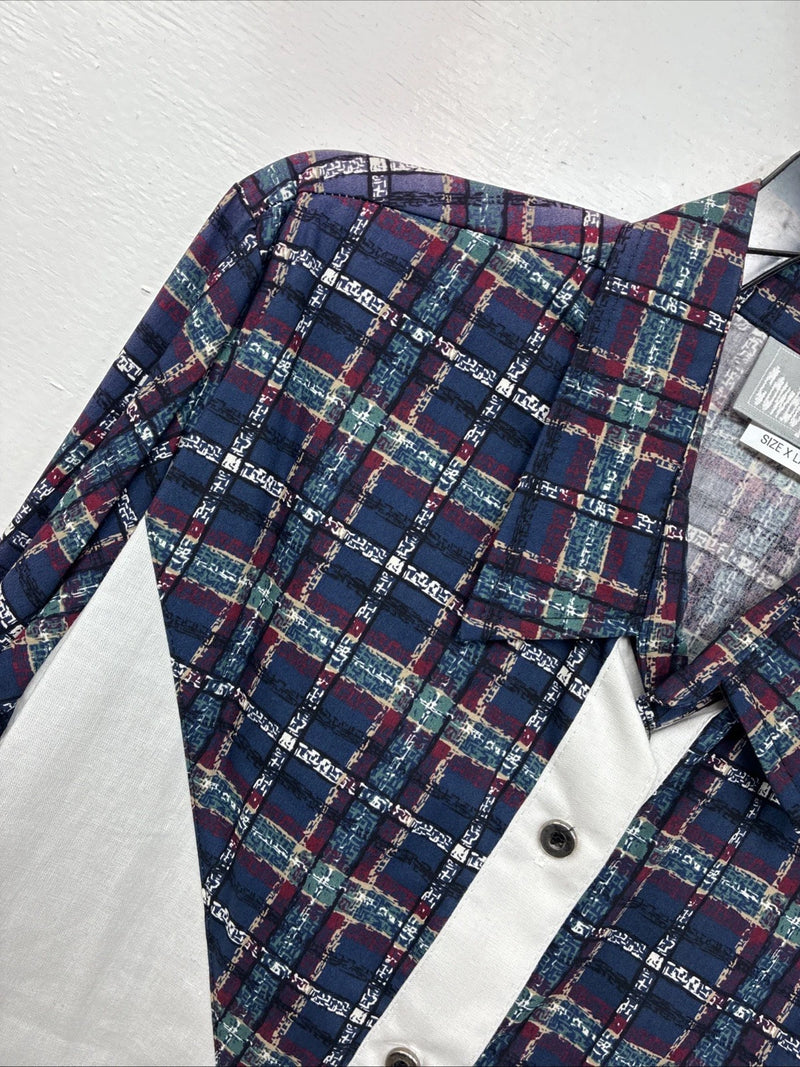 New Women’s Cowboy Threads Multicolor Long Sleeve Button Up XL II-31