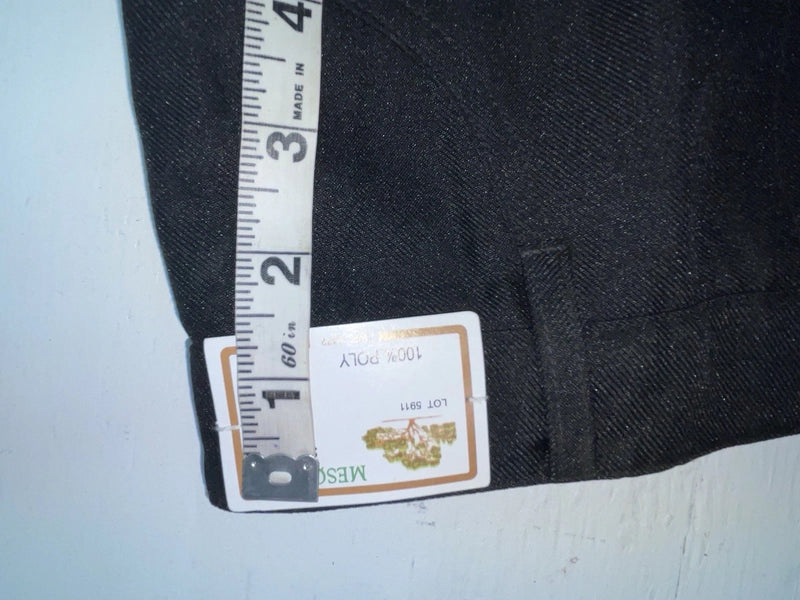 New Vintage Black Mesquite Polyester Pants #5911 3A-28