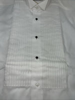 New Children’s White Classic Long Sleeve English Riding Shirt. Small G-51