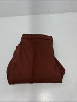 New Women’s Burnt Orange Regency4 English Riding Pants. 32 L D-59