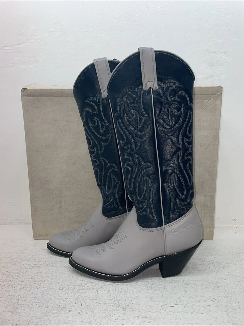 New Youth Gray Kenny Roger’s Cowboy Boots. 40412 5 M. 2-109