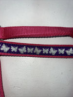 New Tough 1 Pink Purple Butterfly Nylon Full Halter #50-2031 3C-12