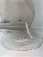 New White Wool English Saddle Seat Cover PP-17