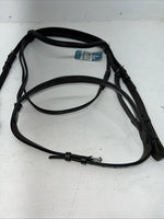 New EQUIROYAL Brown English Snaffle Bridle Full #21-9556-7-0 BB-13