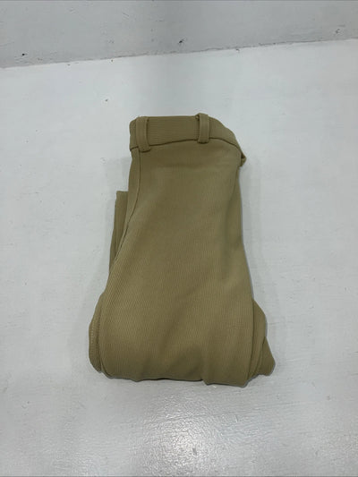 New Women’s Tan ABETTA English Riding Pants. 26-L  A-166