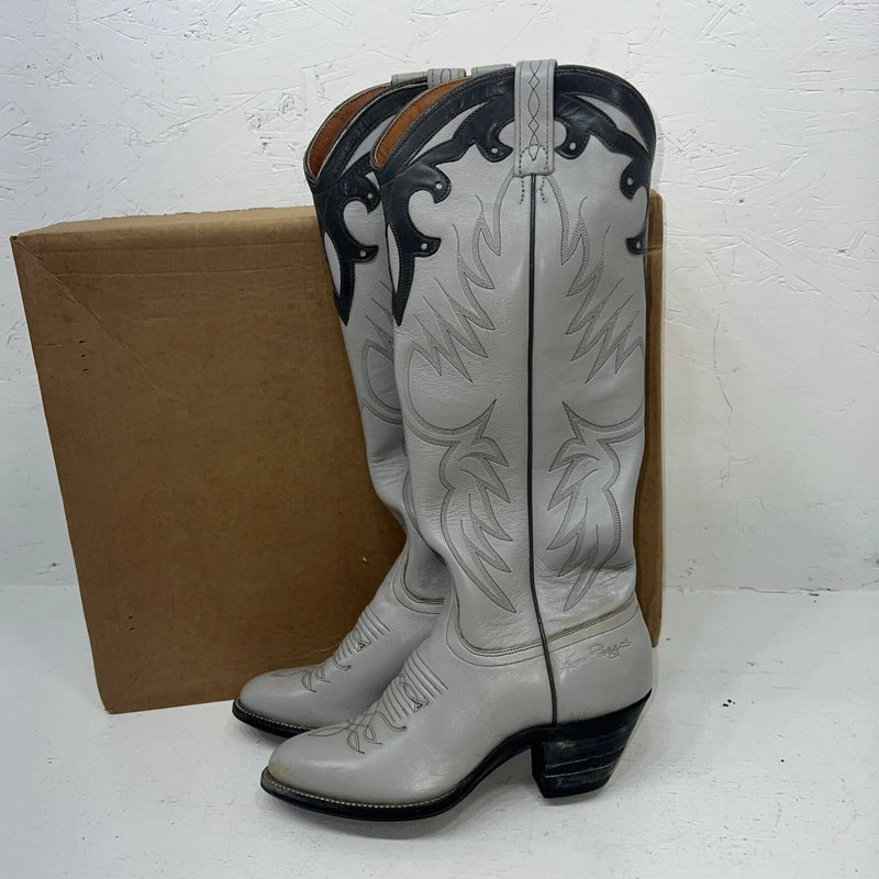 New Women’s Gray Kenny Rodger’s Cowboy Boots. S4202 5.5 5 1/2. 20-43