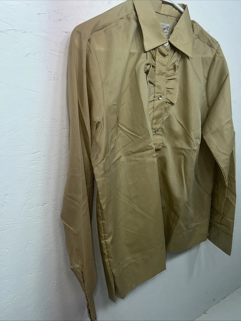 New Women’s Rockmount Ranchwear Tab Long Sleeve Button Up Shirt S 3B-81