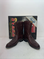 New Men’s Red Texas Brand Cowboy Boots. 8963 9 D. 4-13