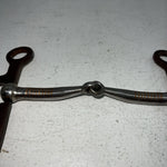 New Congress Leather 5” Steel Tooled Smooth Mouth Bit #48003 LLL-11