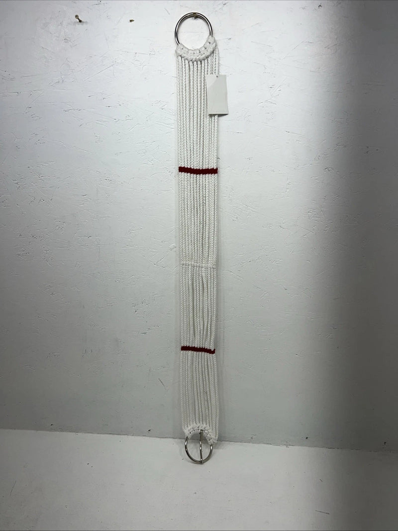New White Red Tough 1 Mohair Draft 46” Cinch #59-1246 U-20