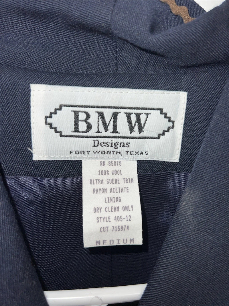 New Women’s Navy BMW Designs Short Jacket Medium #85878 WW-18