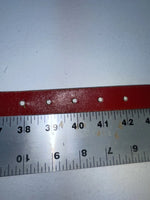New Red Genuine Leather 40” Belt Z-84