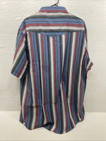 New Men’s ELY Cattleman Multiple Color Short Sleeve Pearl Snap 3XL E-25
