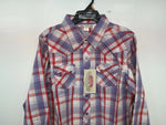 New Women’s Plaid Cumberland Outfitters Long Sleeve Button Up Shirt M 3B-37