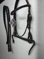 New Silver Fox Brown Pony Snaffle Bridle #20-8558-7 BB-15